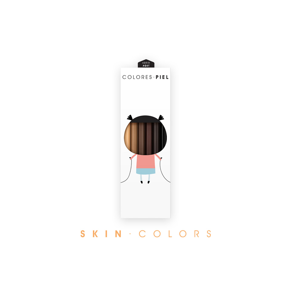 Skin Colors / Illustration – Packaging Design